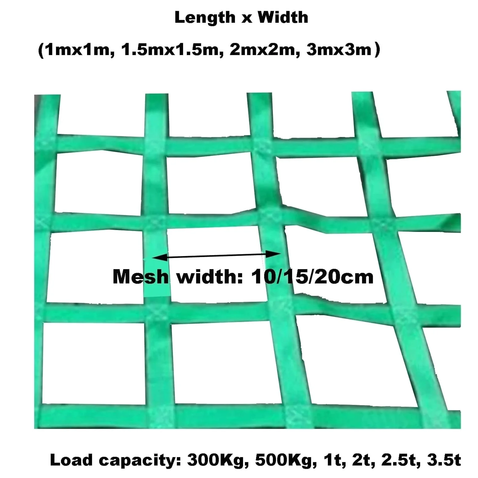 siatka ładunkowa, Wysokowydajny Nylon Odporny Na Rozdarcie Przezna(4x400cmx20cmx3.5t)