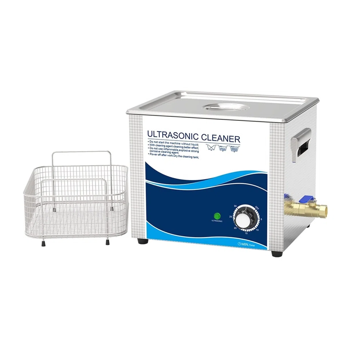 Urządzenie do czyszczenia ultradźwiękowego 36 0W 10L Ultradźwiękowa czyszczenie pistoletu ze stali nierdzewnej z pralką ultradźwiękową licznika do kulek skorupy metalowe części sprzętowe(240W)