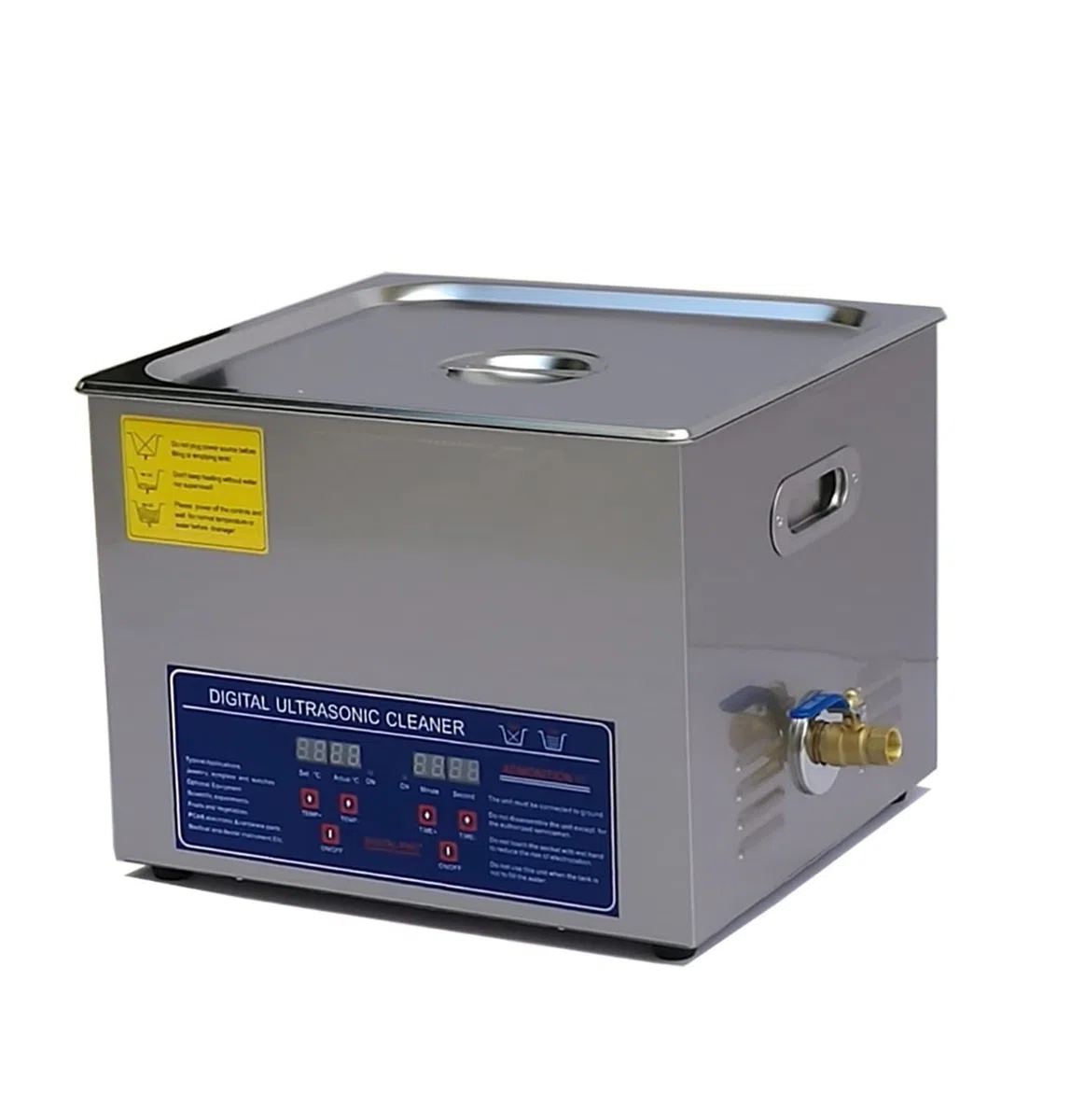 Urządzenie do czyszczenia ultradźwiękowego 360w PS-60A 40KHz Cyfrowa myjka ultradźwiękowa Stal nierdzewna 15L z bezpłatnym koszem