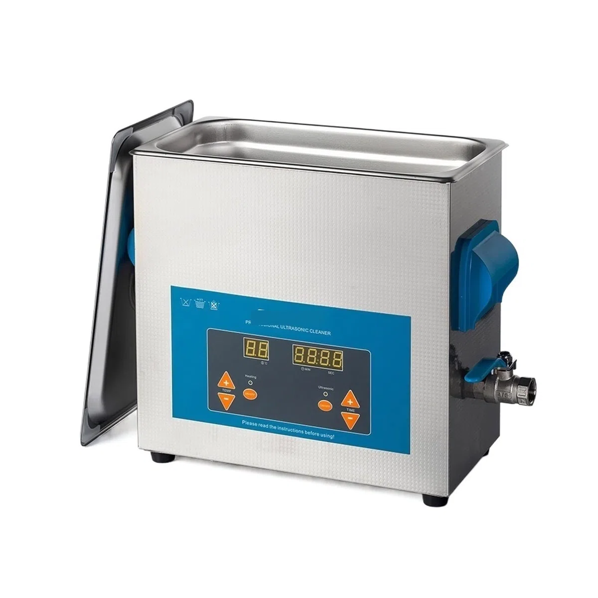 Urządzenie do czyszczenia ultradźwiękowego Myjka ultradźwiękowa 6L 150W Z wyświetlaczem cyfrowym Kosz grzewczy Kąpiel(VGT-1860QT)