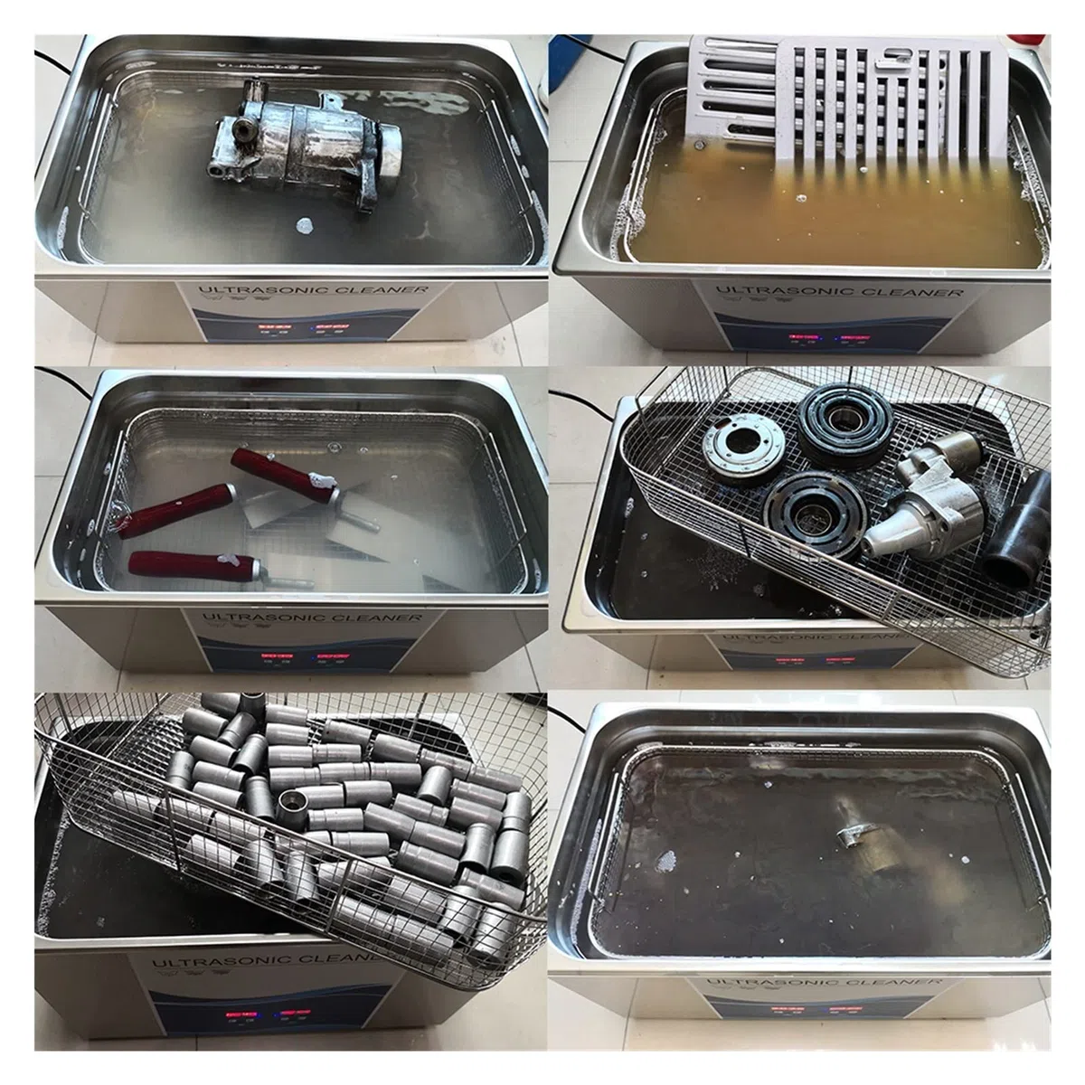 Urządzenie do czyszczenia ultradźwiękowego 30L Ultrasonic czystszy przemysłowy 0-900W Regulowany degas na płytkę drukowaną PCB Części automatycznej części sprzętowe usuwają węgiel(720W)