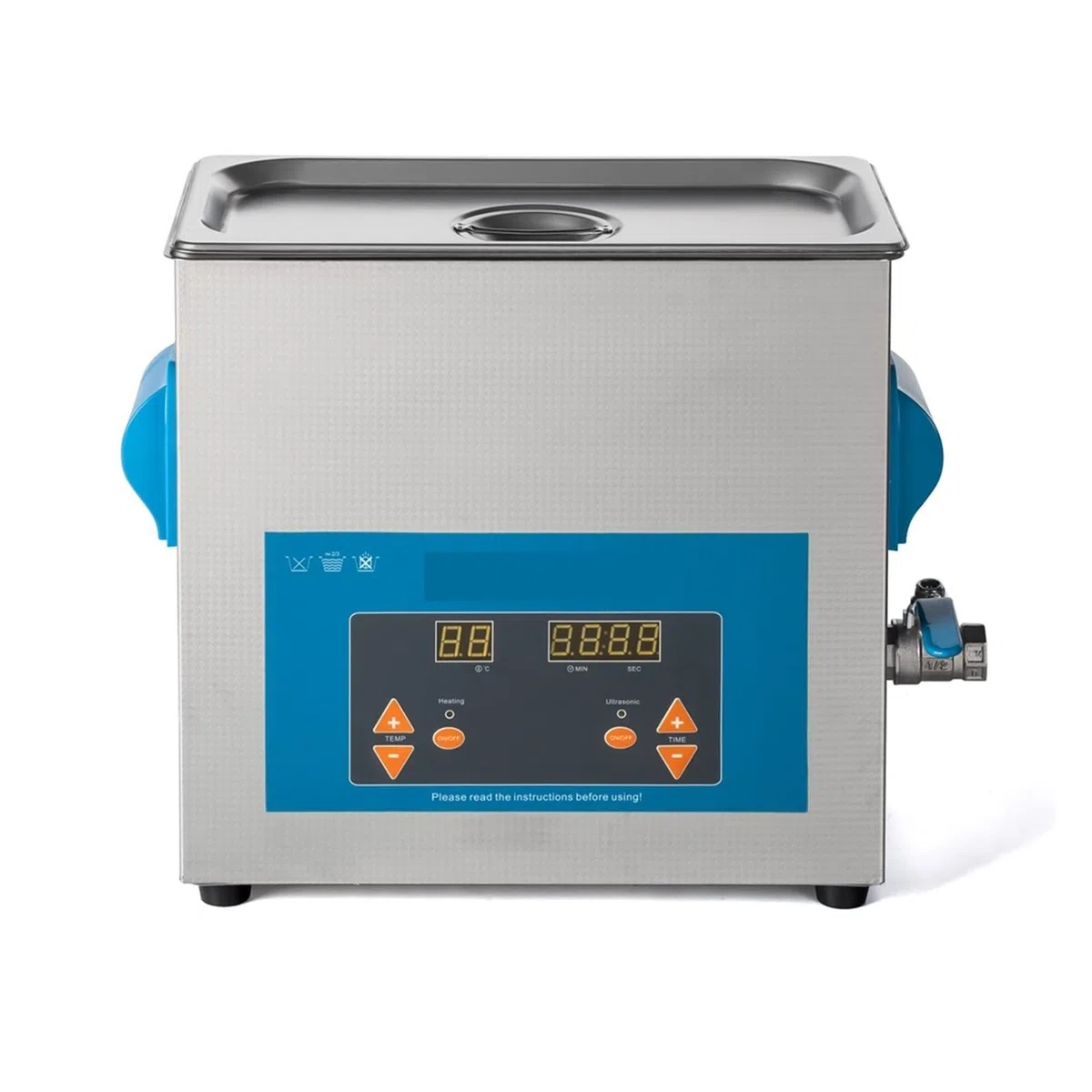 Urządzenie do czyszczenia ultradźwiękowego Myjka ultradźwiękowa 6L 150W Z wyświetlaczem cyfrowym Kosz grzewczy Kąpiel(VGT-1860QT)