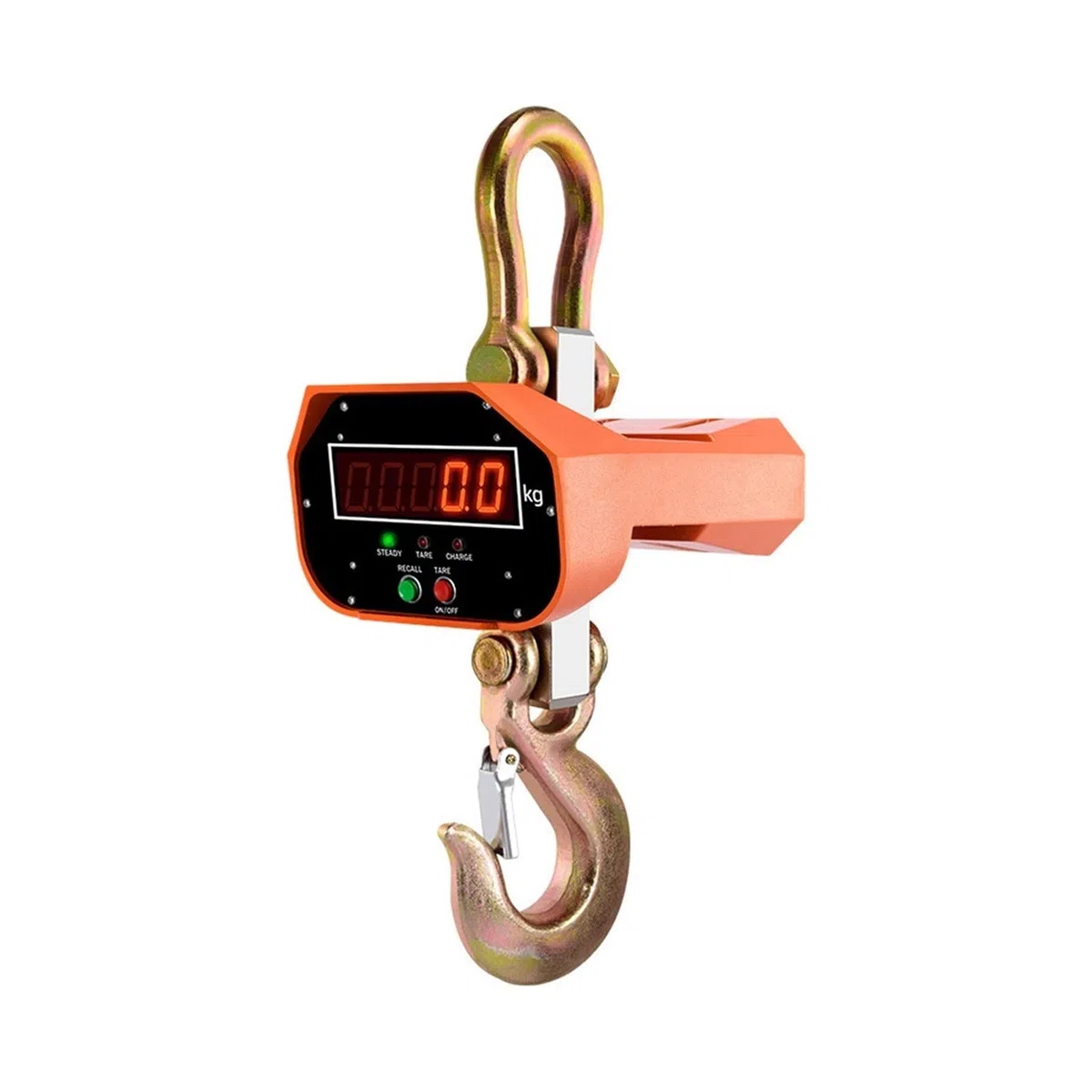Wagi wiszące, Przemysłowa elektroniczna waga dźwigowa 1T / 5T z pilotem Wyświetlacz LCD do gospodarstwa, polowania, wagi naciągu dziobu(3T/0.5KG)